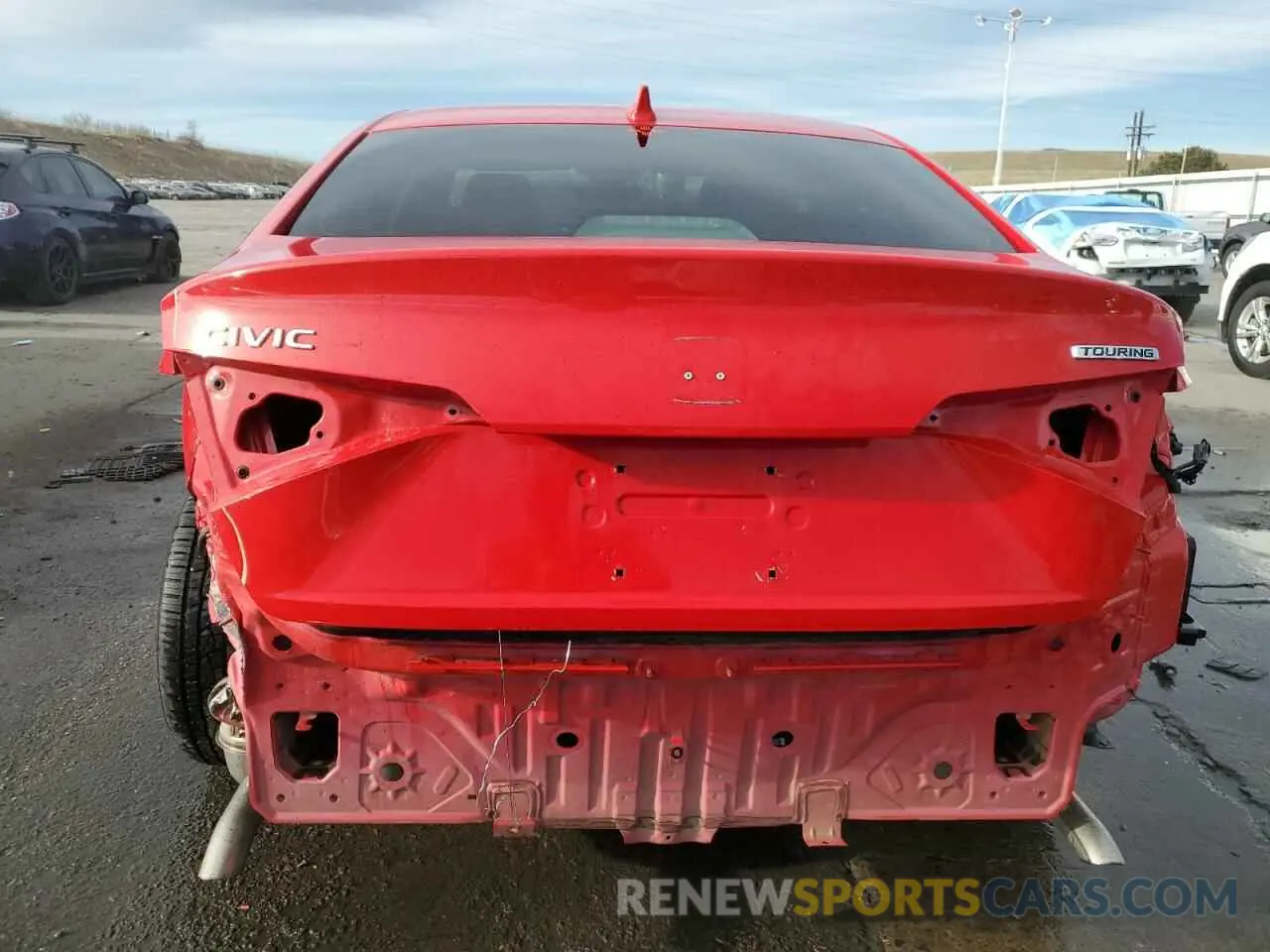 6 fotografías del automóvil dañado 2HGFE1F95NH304212 HONDA CIVIC 2022