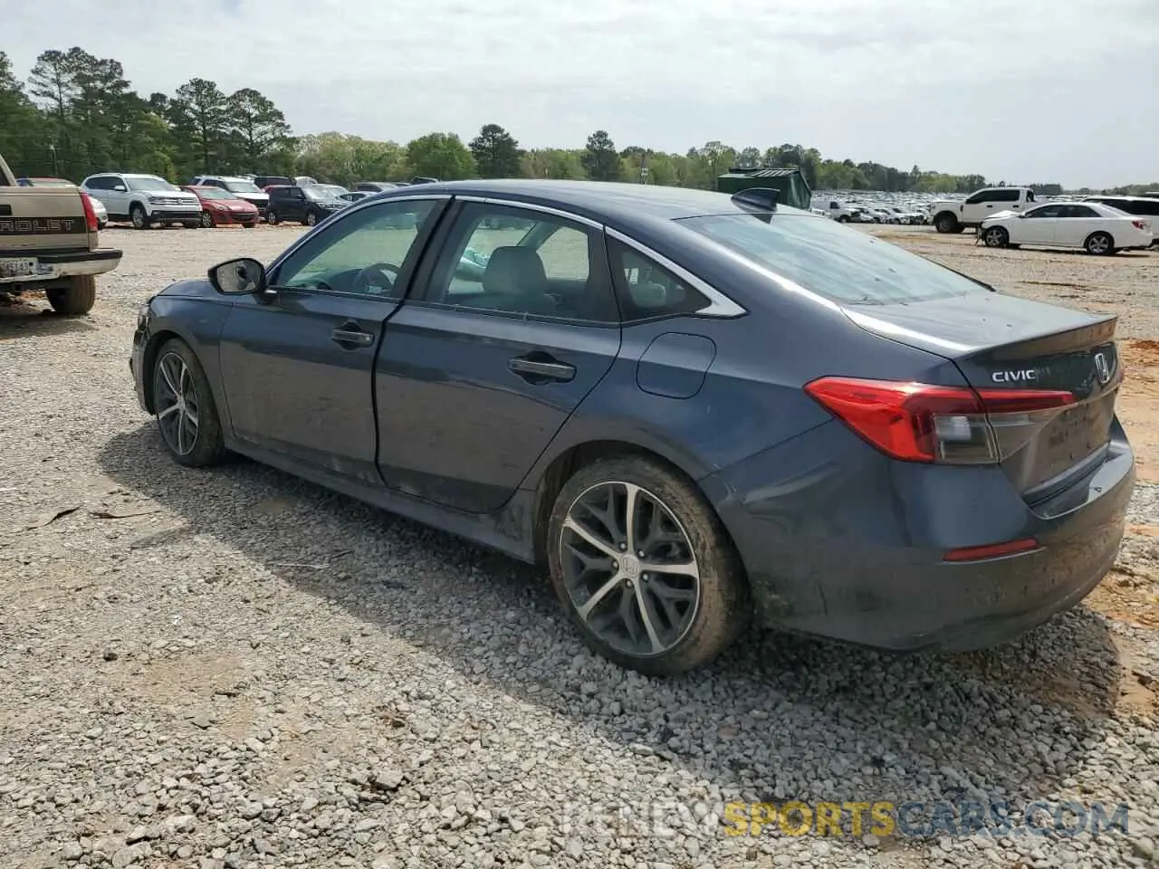 2 fotografías del automóvil dañado 2HGFE1F96NH315994 HONDA CIVIC 2022