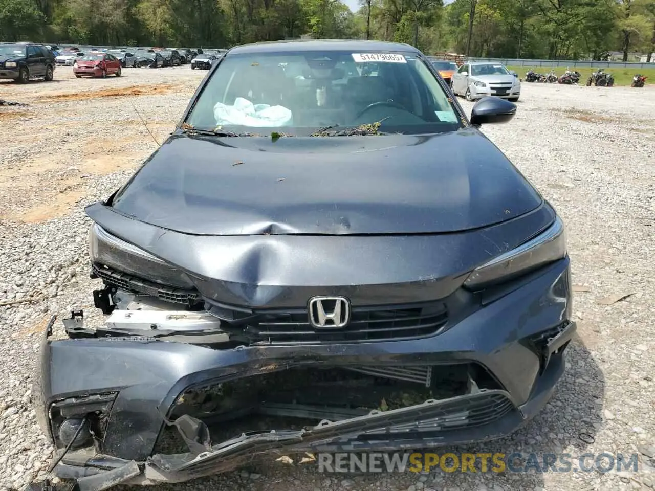 5 fotografías del automóvil dañado 2HGFE1F96NH315994 HONDA CIVIC 2022