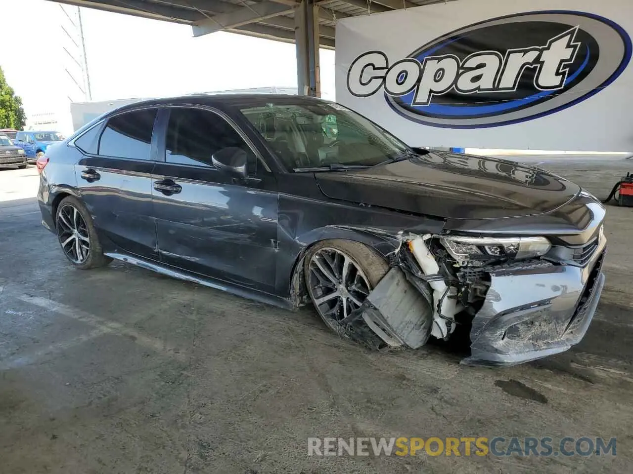 4 fotografías del automóvil dañado 2HGFE1F97NH305376 HONDA CIVIC 2022