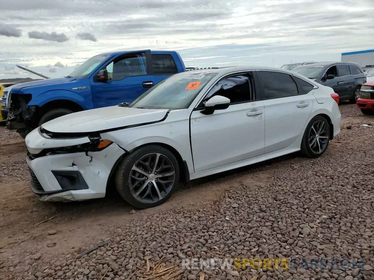 1 fotografías del automóvil dañado 2HGFE1F97NH316040 HONDA CIVIC 2022