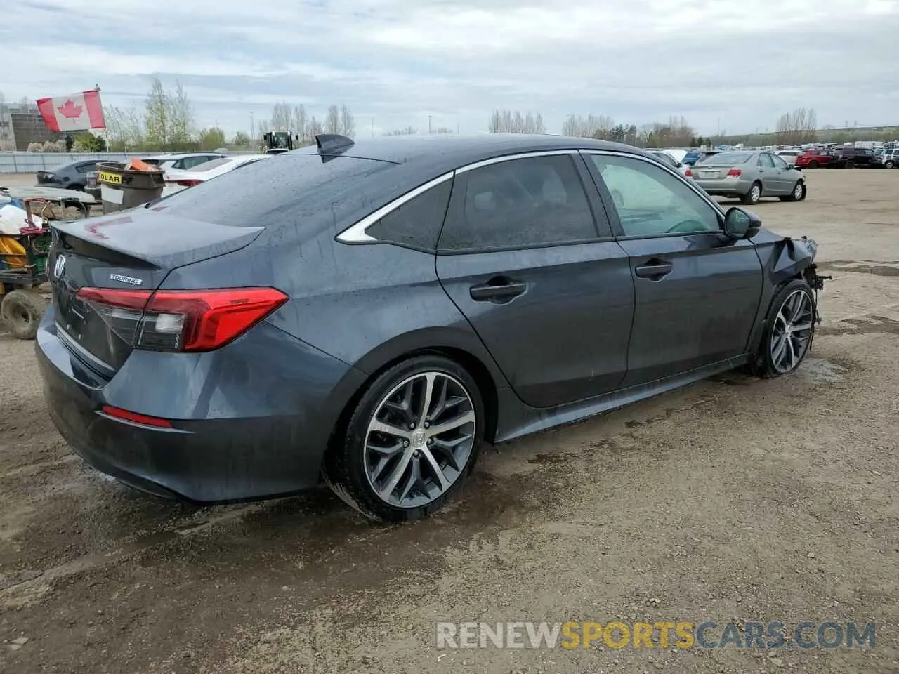 3 fotografías del automóvil dañado 2HGFE1F99NH007668 HONDA CIVIC 2022
