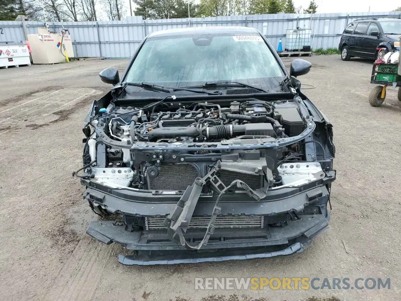 5 fotografías del automóvil dañado 2HGFE1F99NH007668 HONDA CIVIC 2022