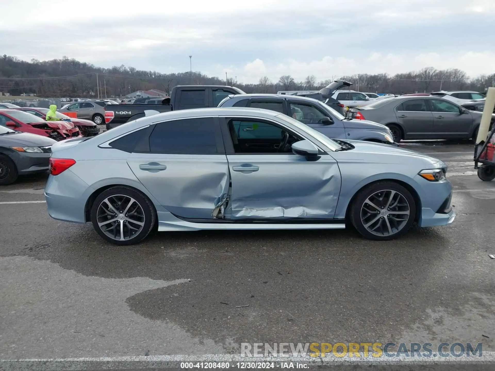 13 fotografías del automóvil dañado 2HGFE1F99NH306559 HONDA CIVIC 2022