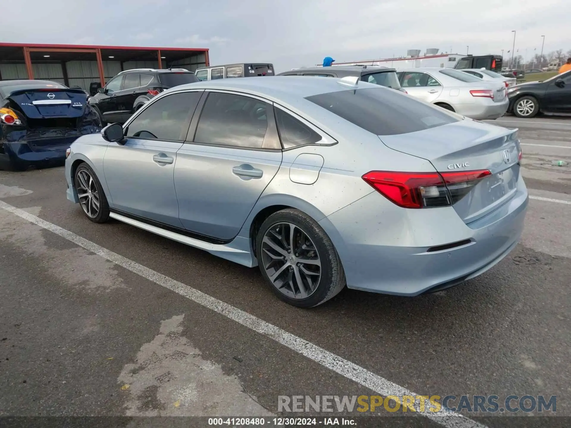 3 fotografías del automóvil dañado 2HGFE1F99NH306559 HONDA CIVIC 2022