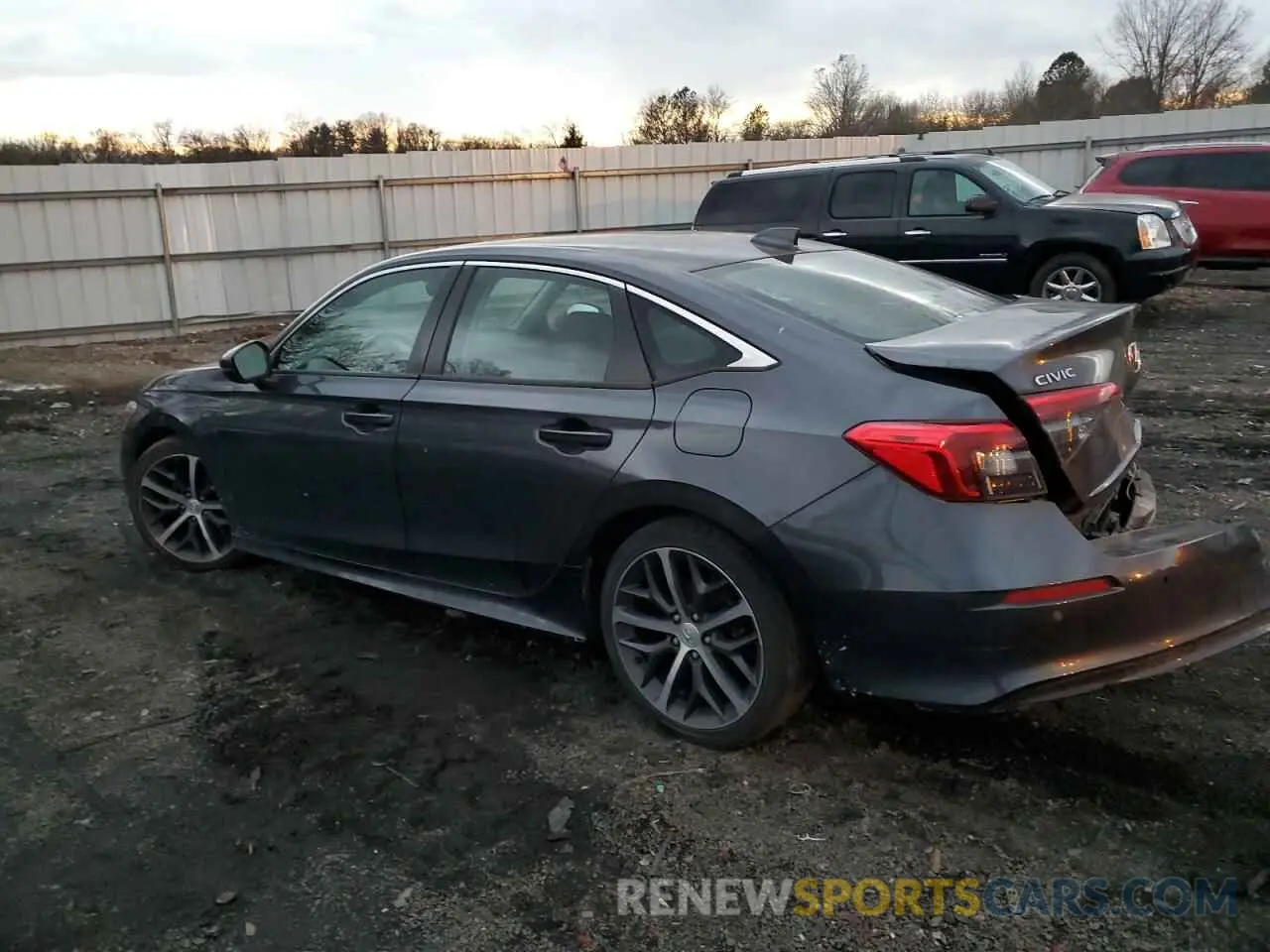 2 fotografías del automóvil dañado 2HGFE1F9XNH311432 HONDA CIVIC 2022