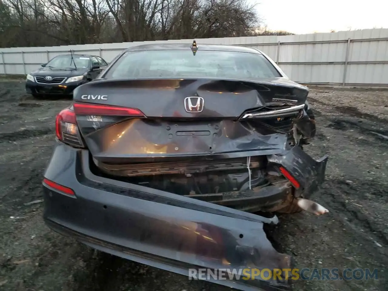 6 fotografías del automóvil dañado 2HGFE1F9XNH311432 HONDA CIVIC 2022