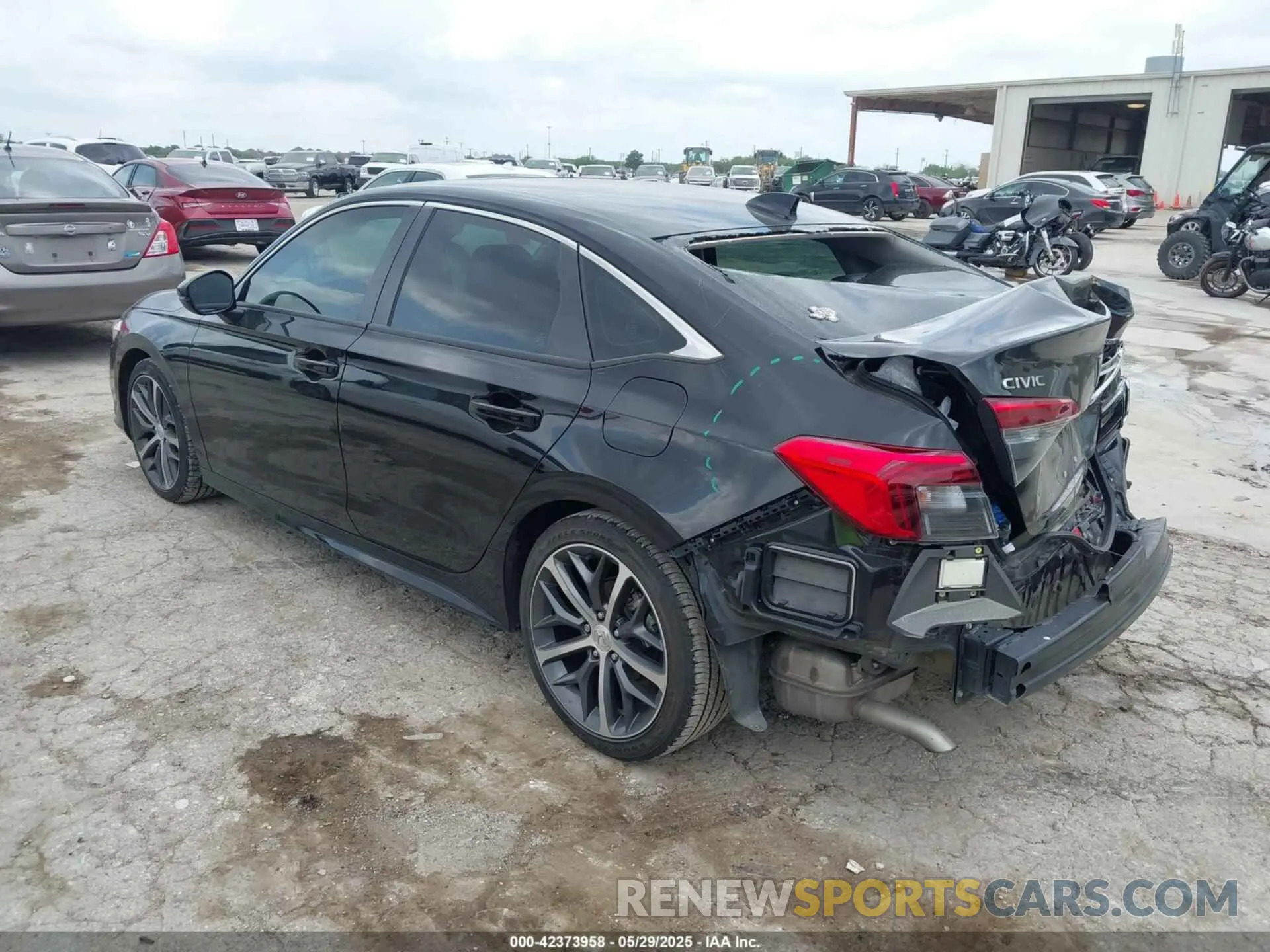 3 fotografías del automóvil dañado 2HGFE1F9XNH321586 HONDA CIVIC 2022