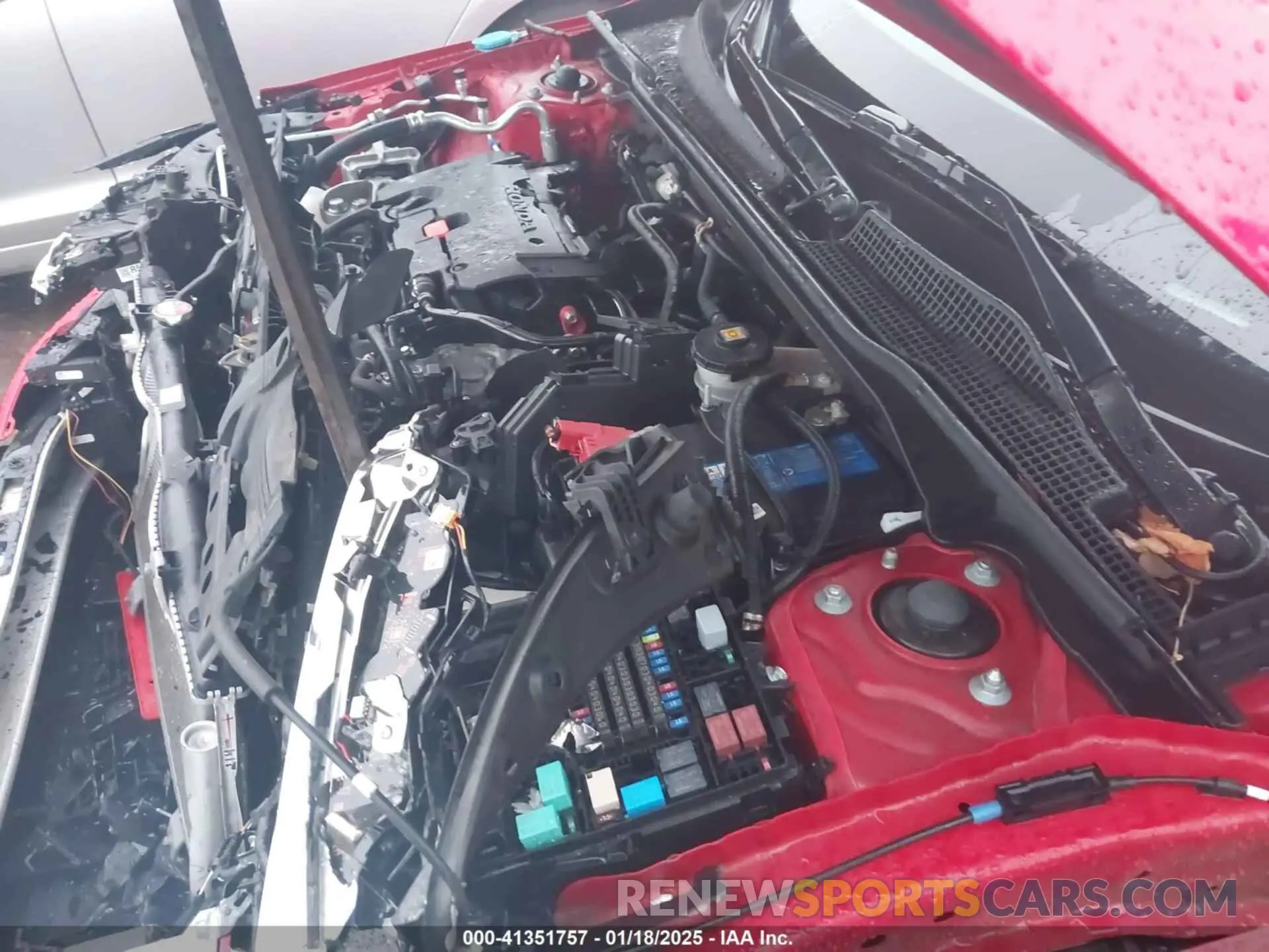 10 fotografías del automóvil dañado 2HGFE2F20NH513186 HONDA CIVIC 2022