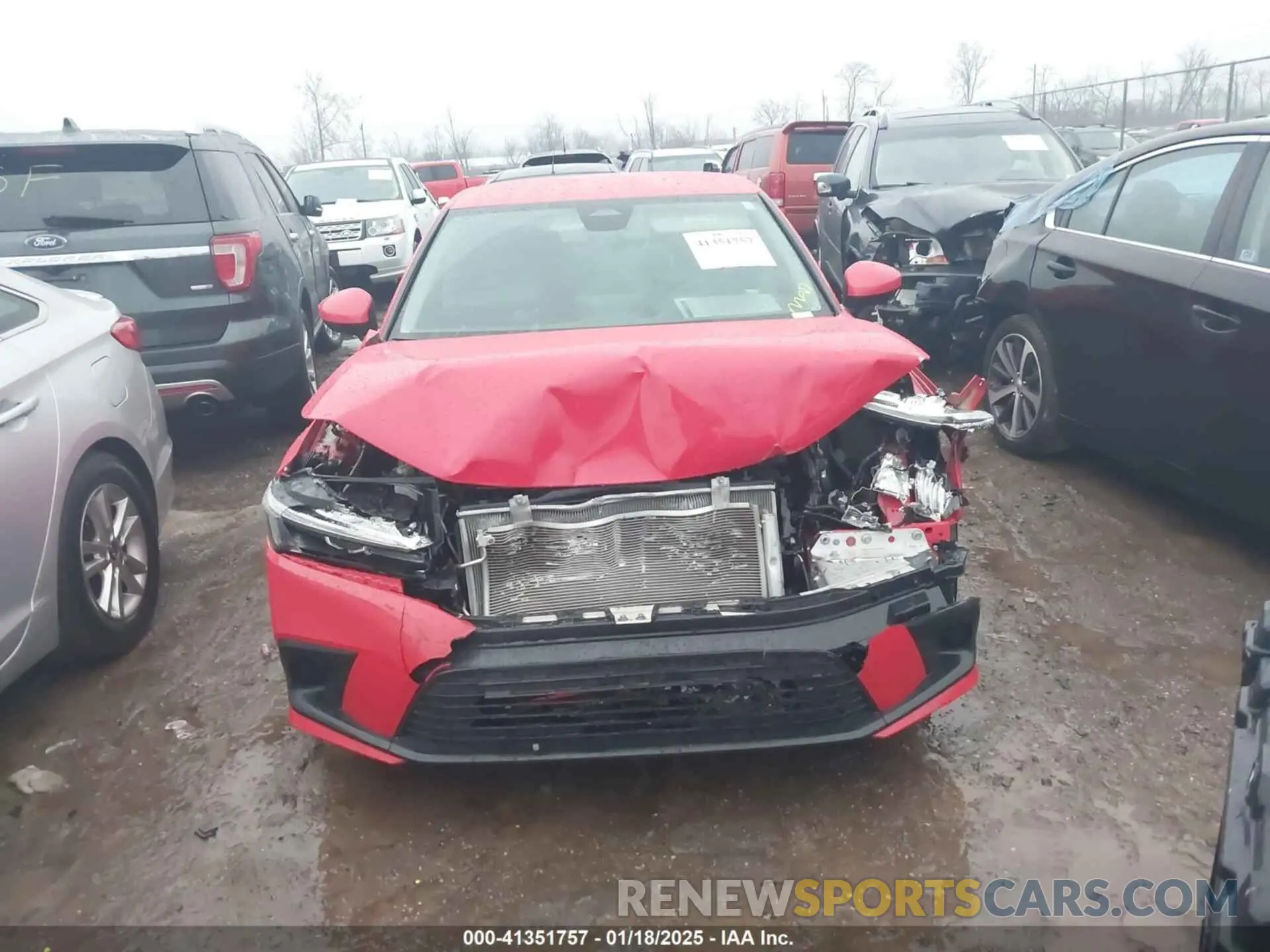13 fotografías del automóvil dañado 2HGFE2F20NH513186 HONDA CIVIC 2022