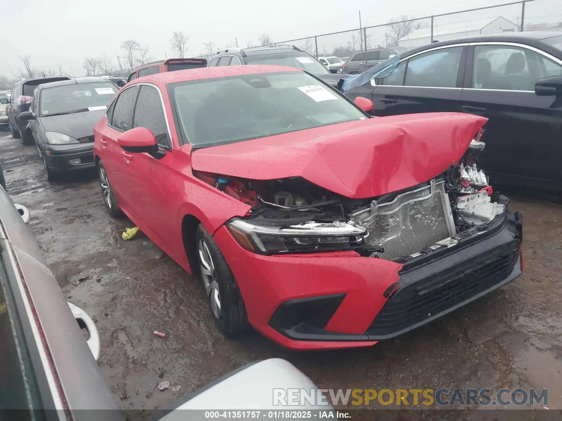14 fotografías del automóvil dañado 2HGFE2F20NH513186 HONDA CIVIC 2022