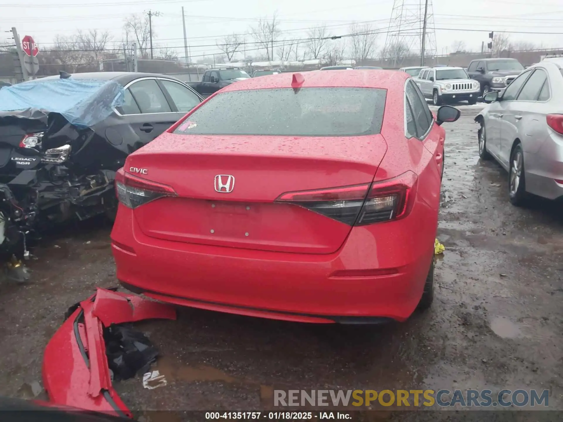 17 fotografías del automóvil dañado 2HGFE2F20NH513186 HONDA CIVIC 2022