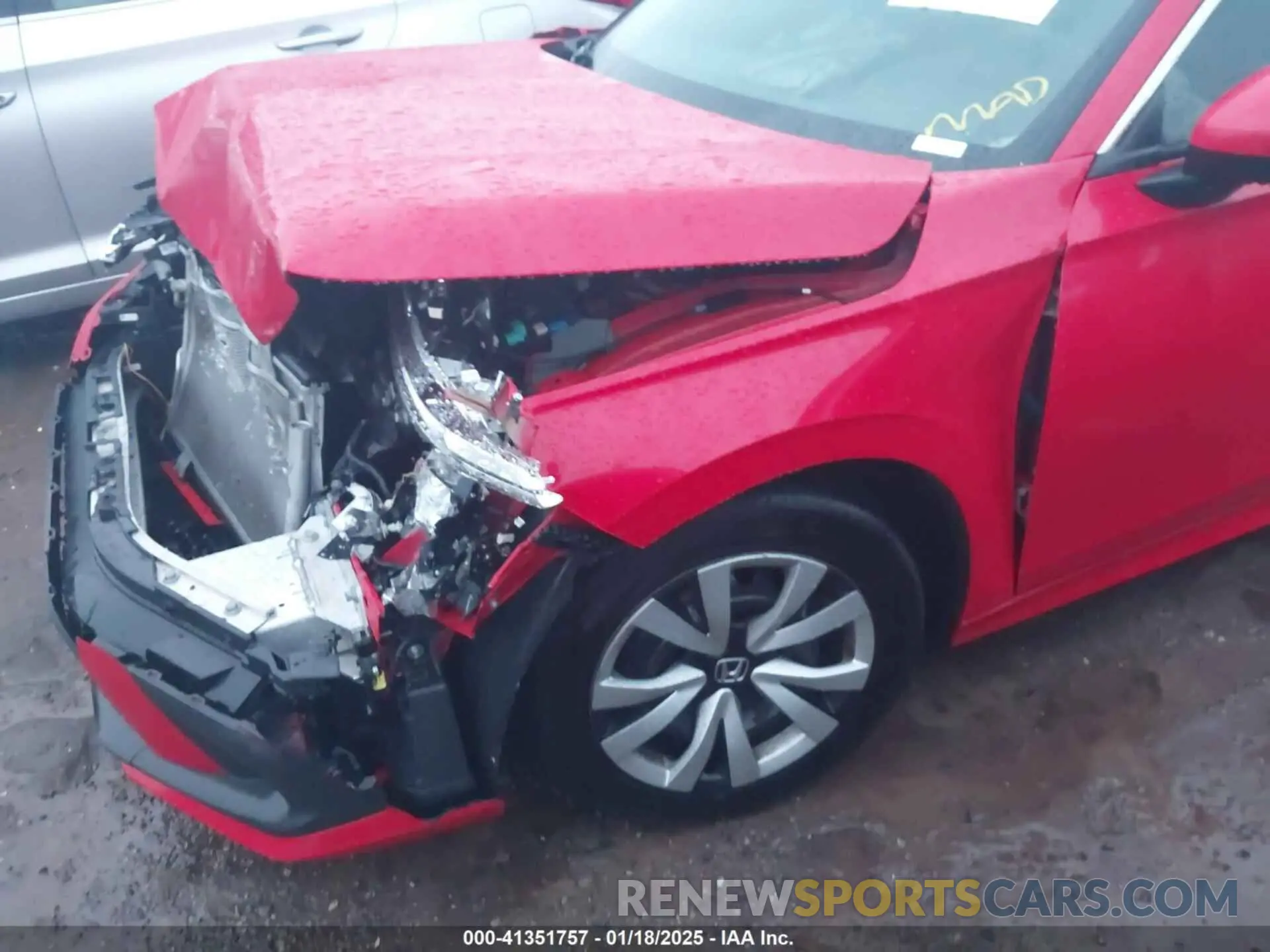 18 fotografías del automóvil dañado 2HGFE2F20NH513186 HONDA CIVIC 2022