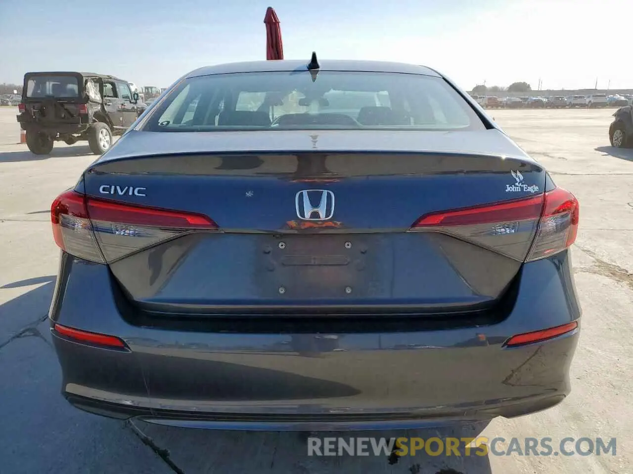 6 fotografías del automóvil dañado 2HGFE2F20NH530036 HONDA CIVIC 2022