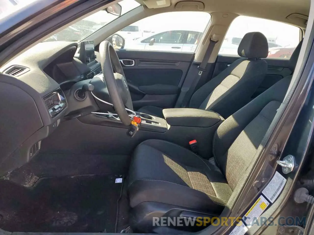 7 fotografías del automóvil dañado 2HGFE2F20NH530036 HONDA CIVIC 2022