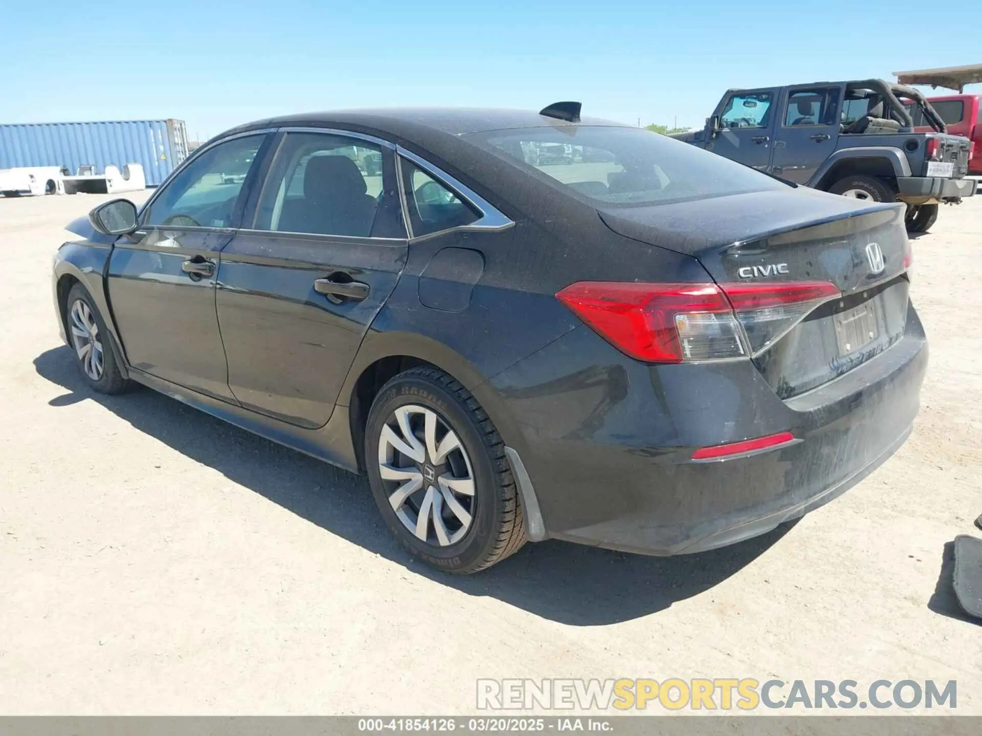 3 fotografías del automóvil dañado 2HGFE2F20NH573453 HONDA CIVIC 2022
