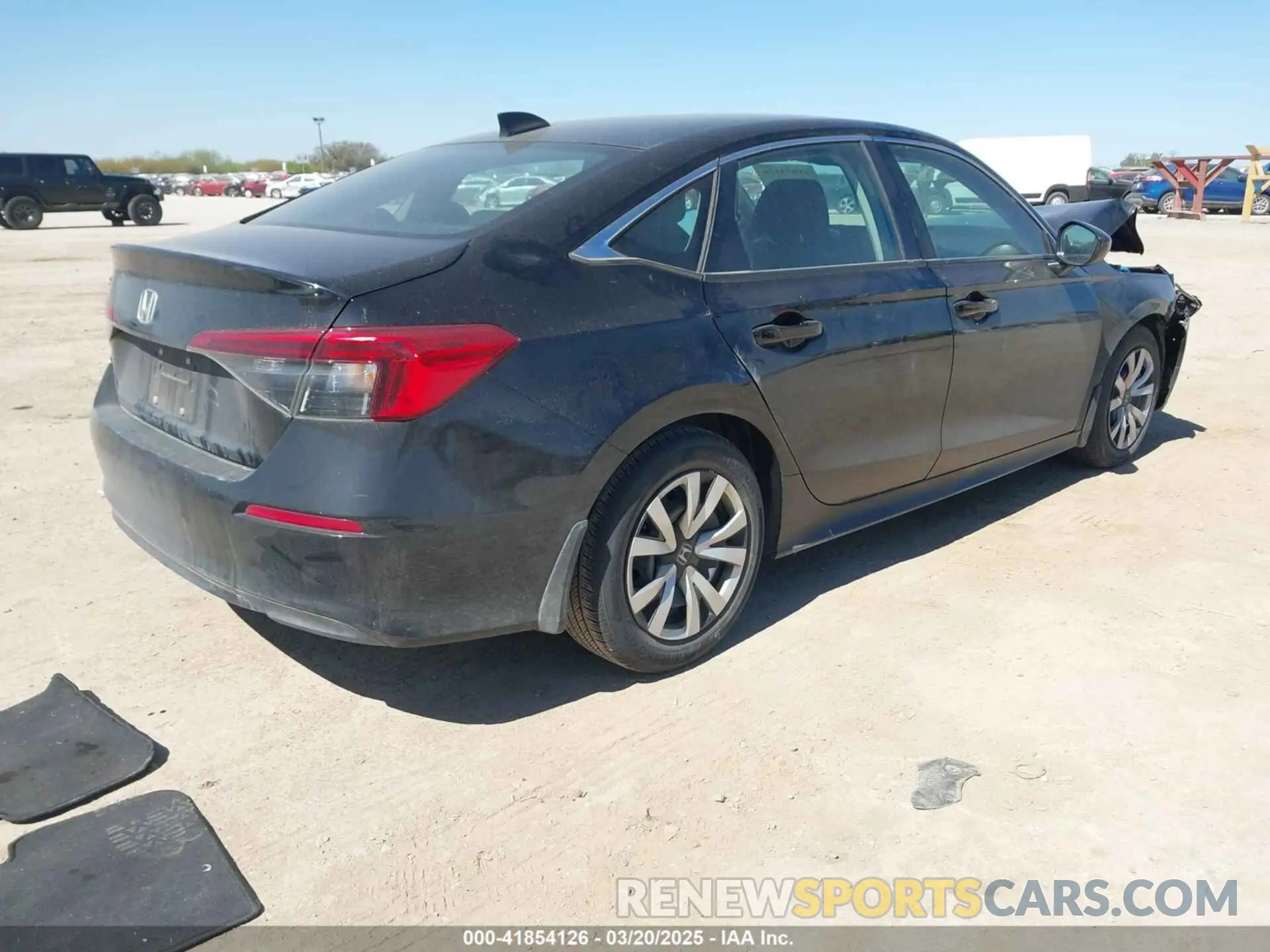 4 fotografías del automóvil dañado 2HGFE2F20NH573453 HONDA CIVIC 2022