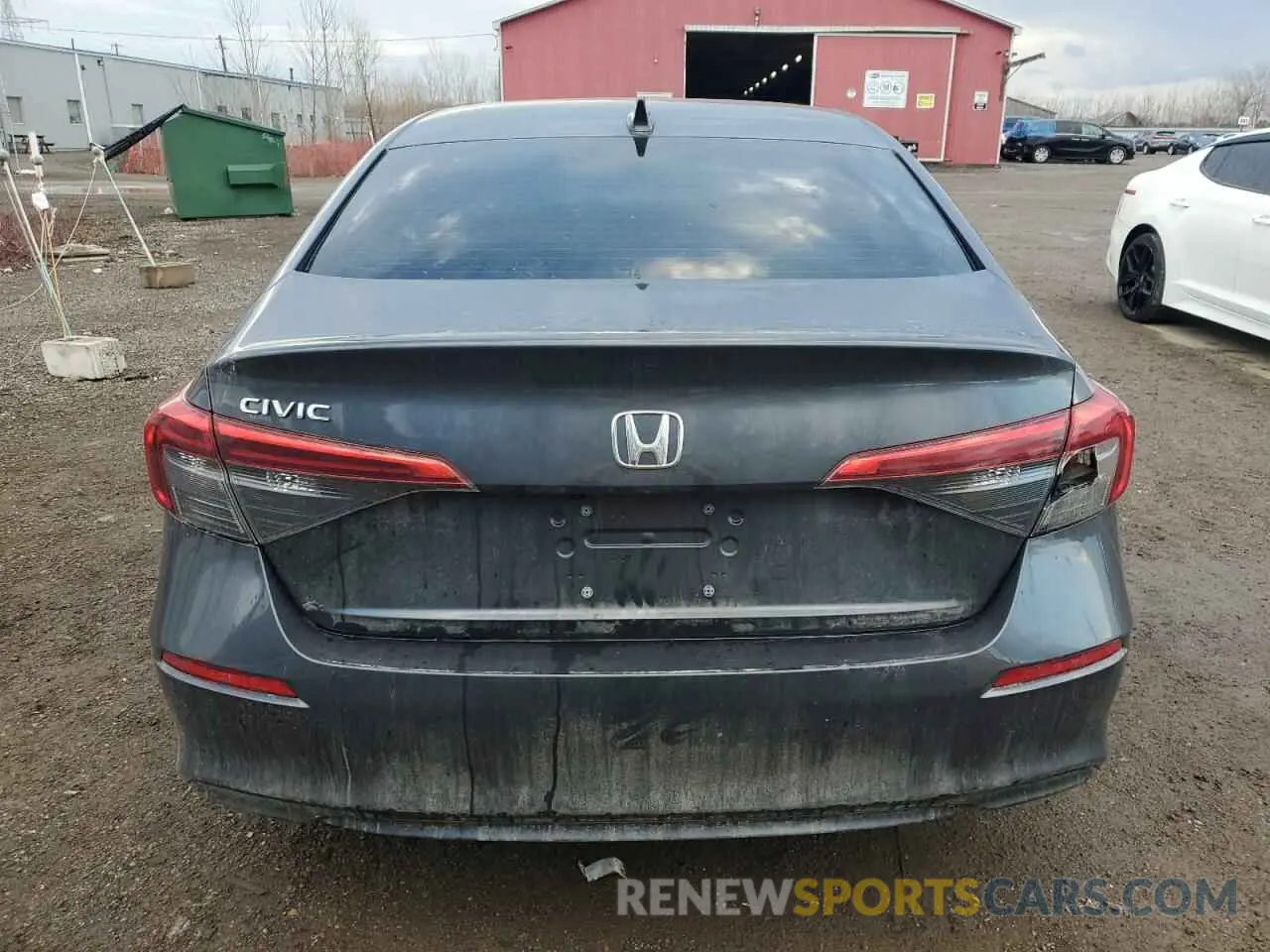 6 fotografías del automóvil dañado 2HGFE2F21NH103335 HONDA CIVIC 2022