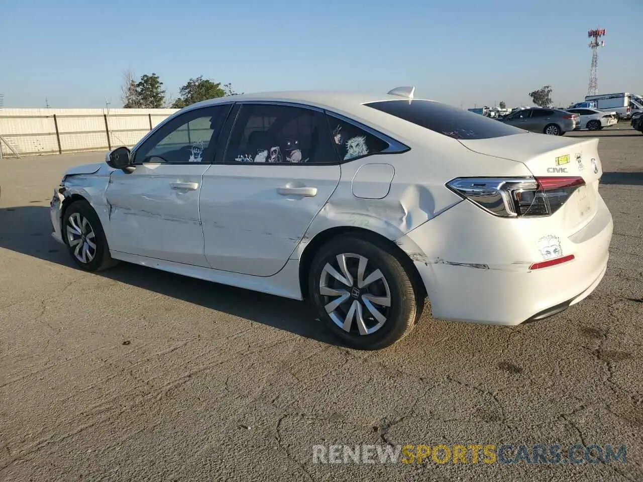 2 fotografías del automóvil dañado 2HGFE2F21NH511270 HONDA CIVIC 2022