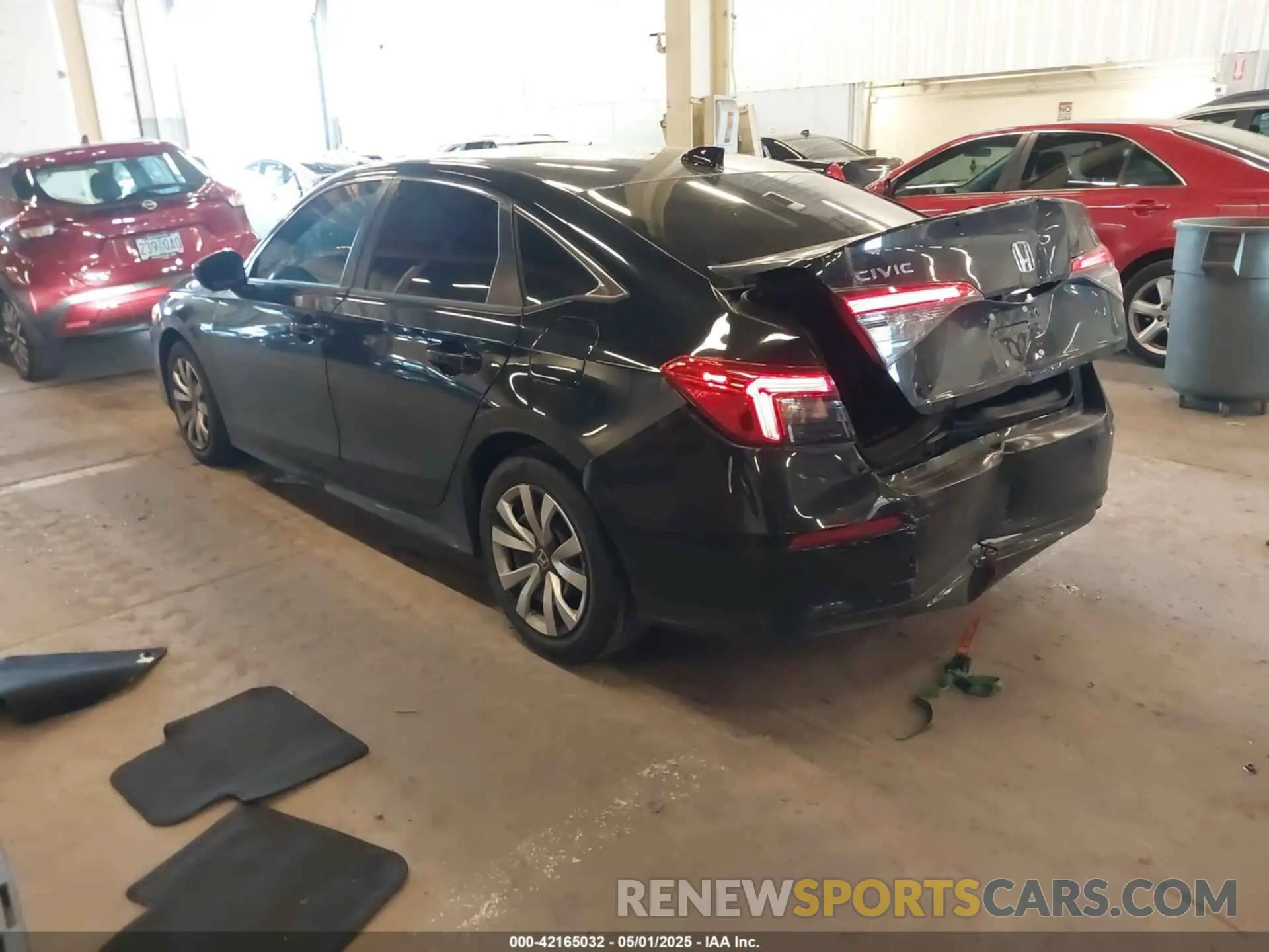 3 fotografías del automóvil dañado 2HGFE2F21NH512807 HONDA CIVIC 2022