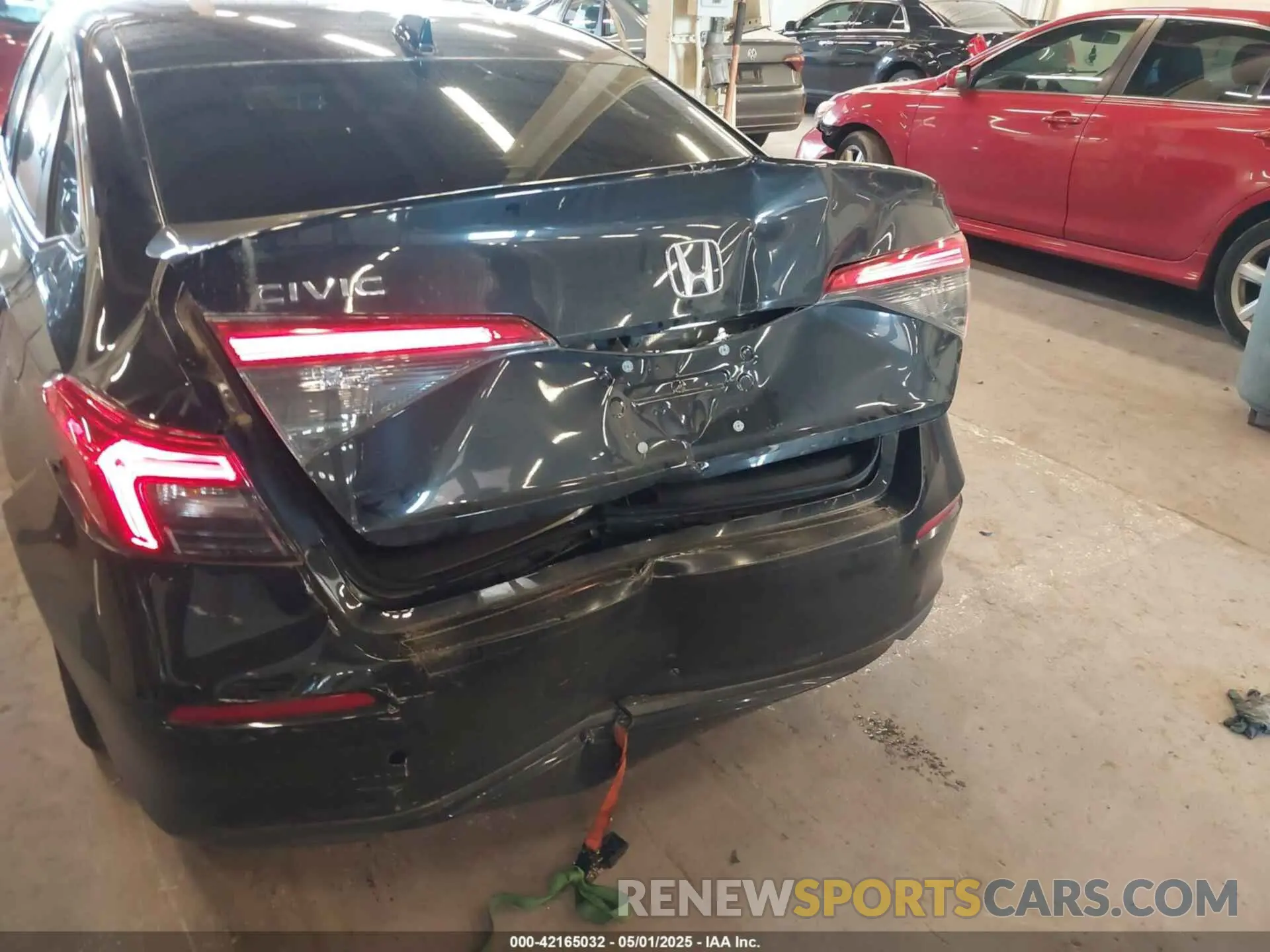 6 fotografías del automóvil dañado 2HGFE2F21NH512807 HONDA CIVIC 2022