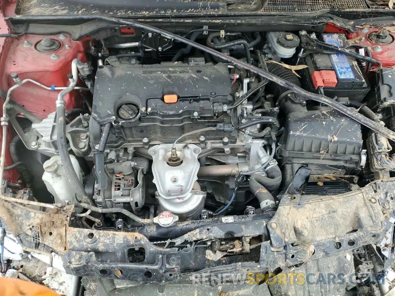 11 fotografías del automóvil dañado 2HGFE2F21NH548996 HONDA CIVIC 2022