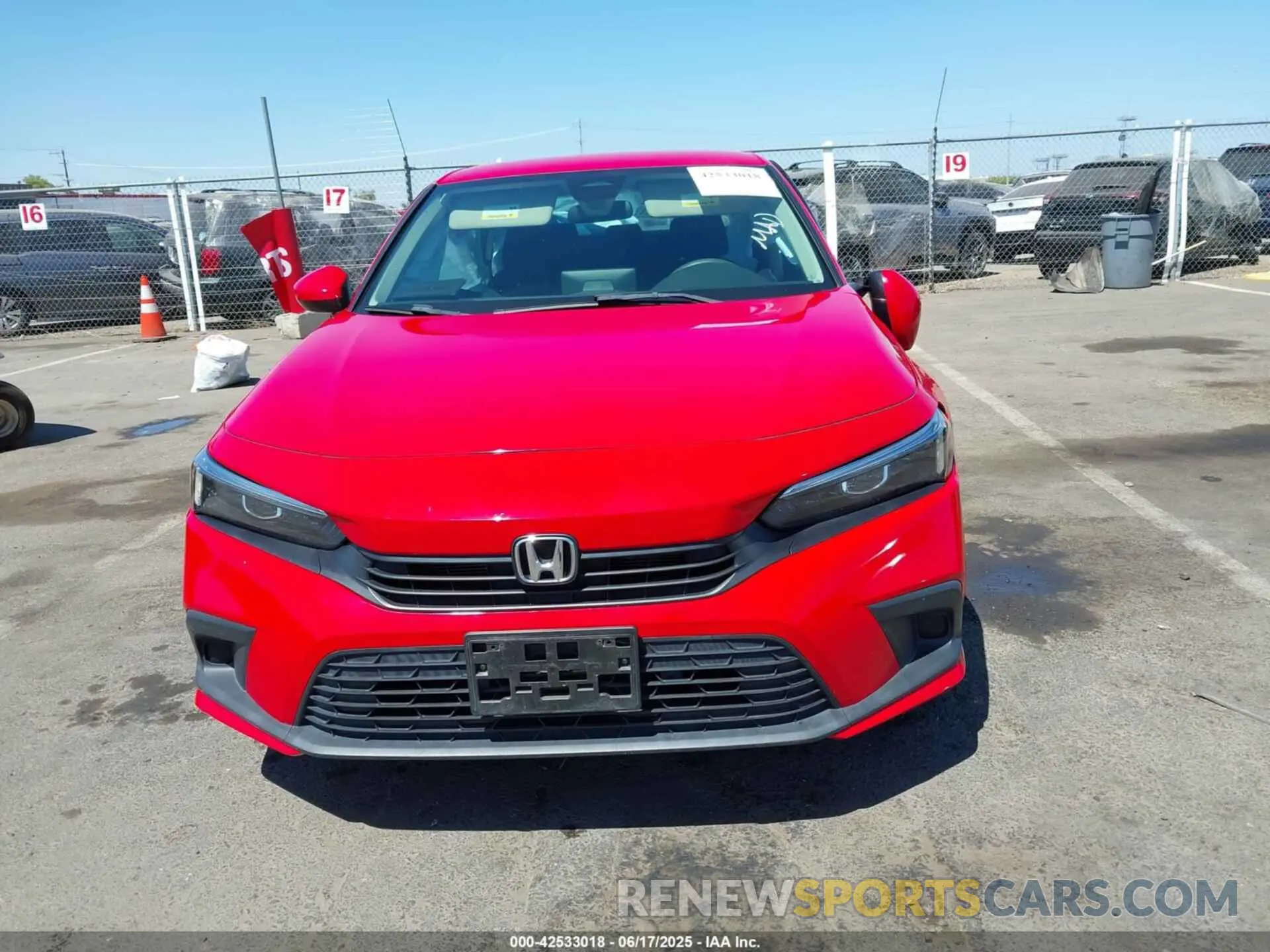 12 fotografías del automóvil dañado 2HGFE2F22NH510760 HONDA CIVIC 2022