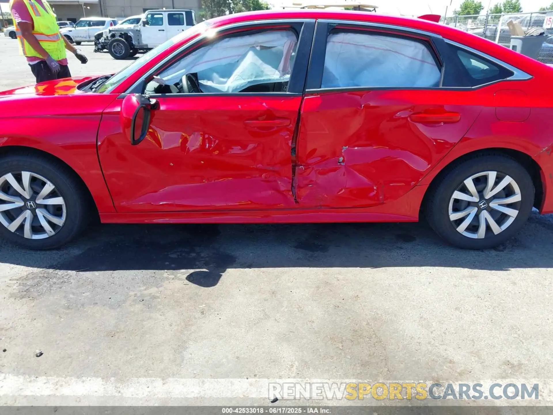 6 fotografías del automóvil dañado 2HGFE2F22NH510760 HONDA CIVIC 2022