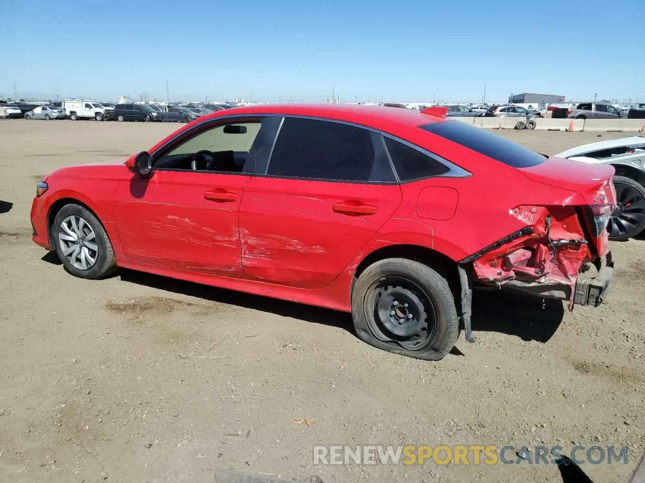 2 fotografías del automóvil dañado 2HGFE2F22NH520110 HONDA CIVIC 2022