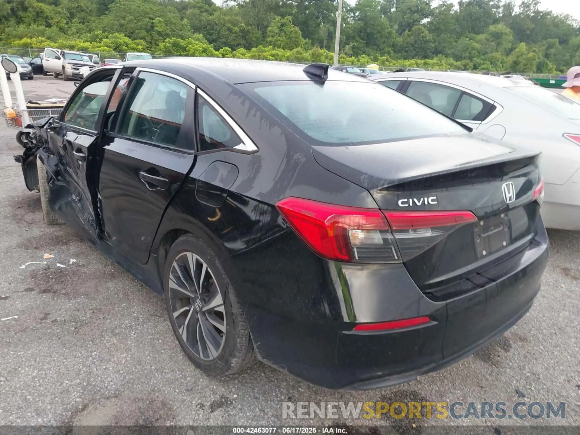 3 fotografías del automóvil dañado 2HGFE2F22NH526358 HONDA CIVIC 2022