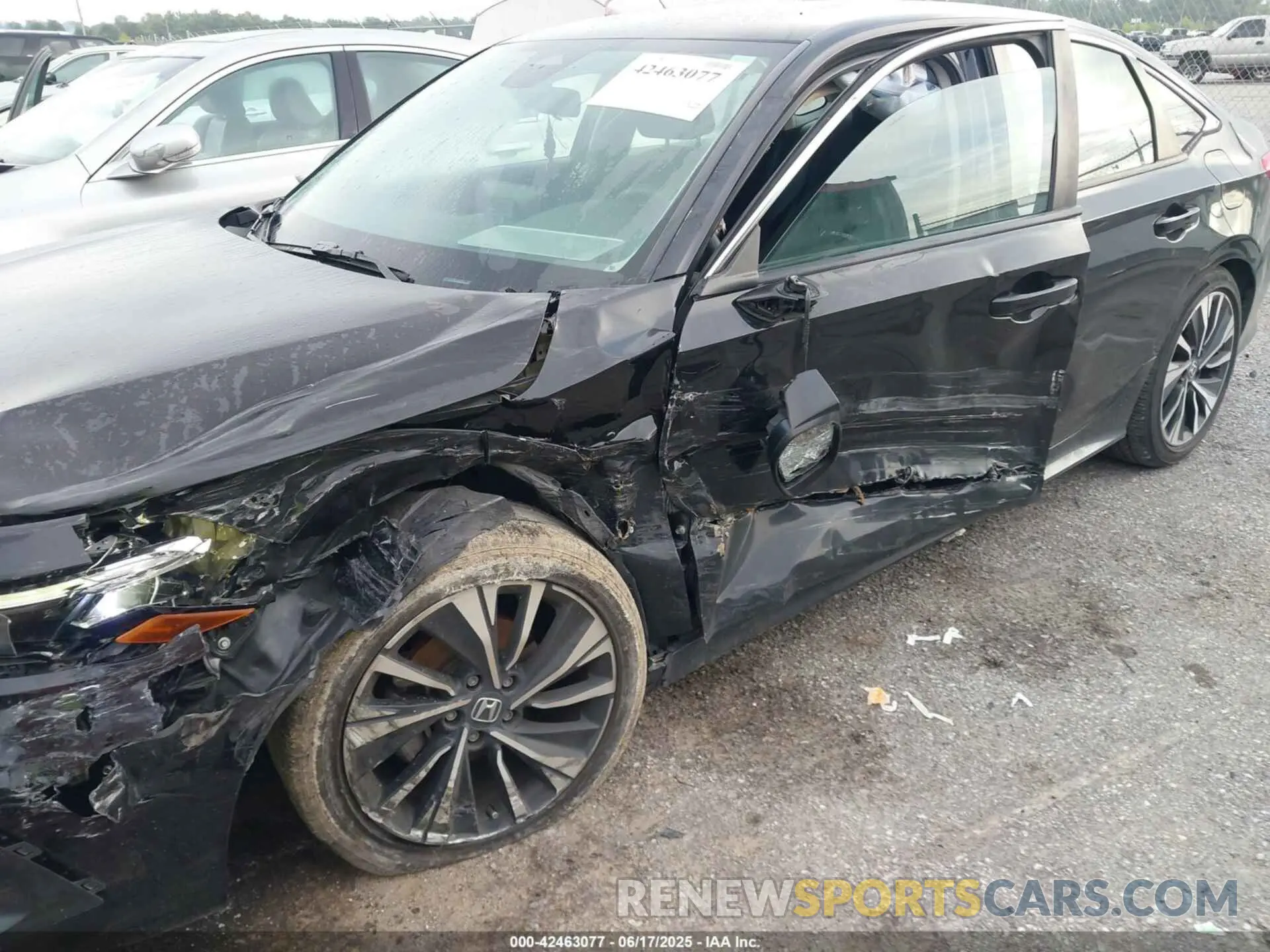 6 fotografías del automóvil dañado 2HGFE2F22NH526358 HONDA CIVIC 2022