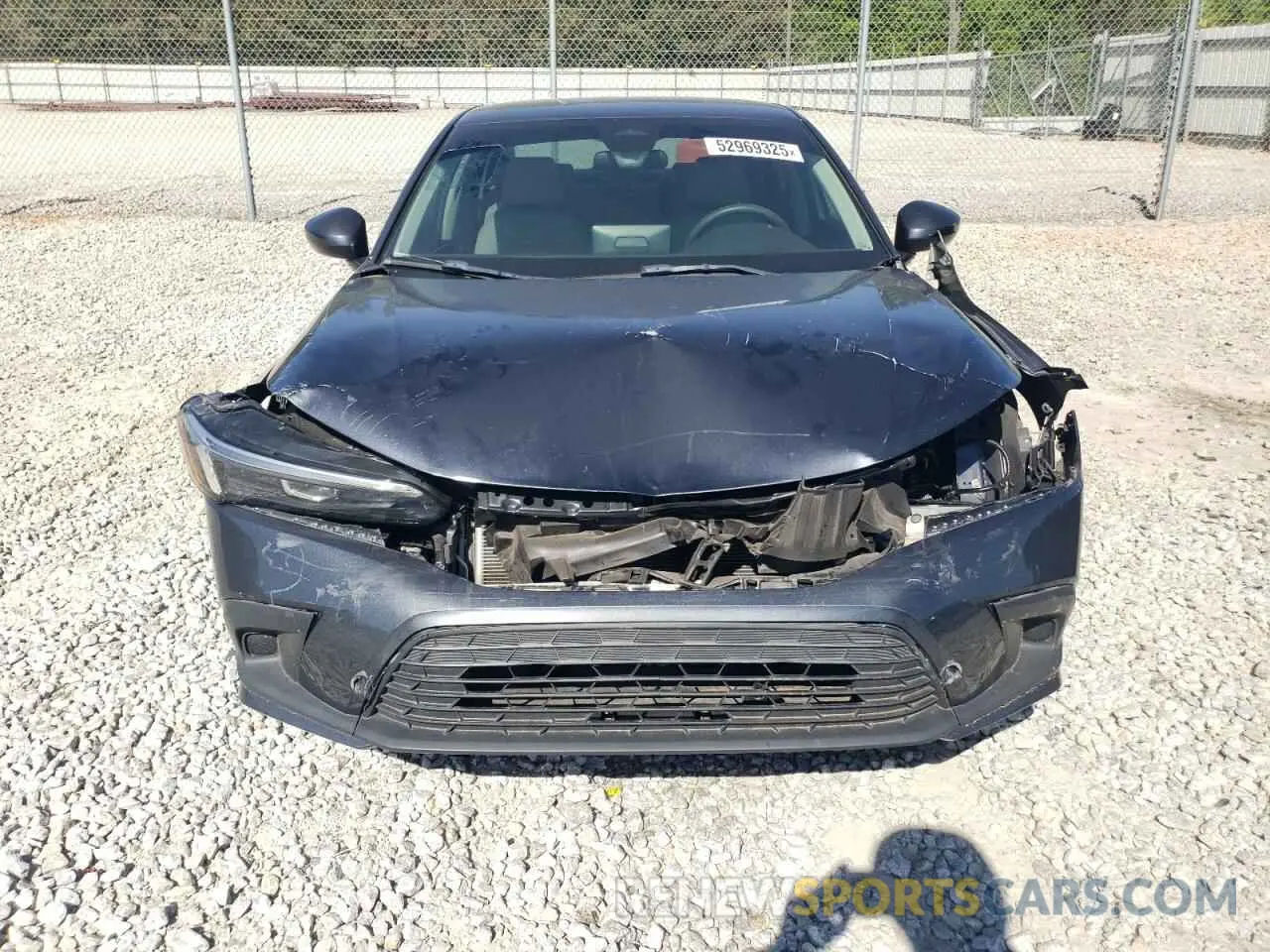 5 fotografías del automóvil dañado 2HGFE2F23NH596614 HONDA CIVIC 2022