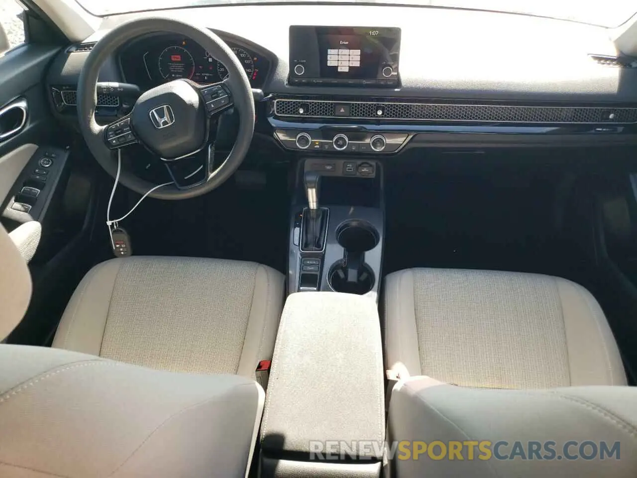 8 fotografías del automóvil dañado 2HGFE2F23NH596614 HONDA CIVIC 2022