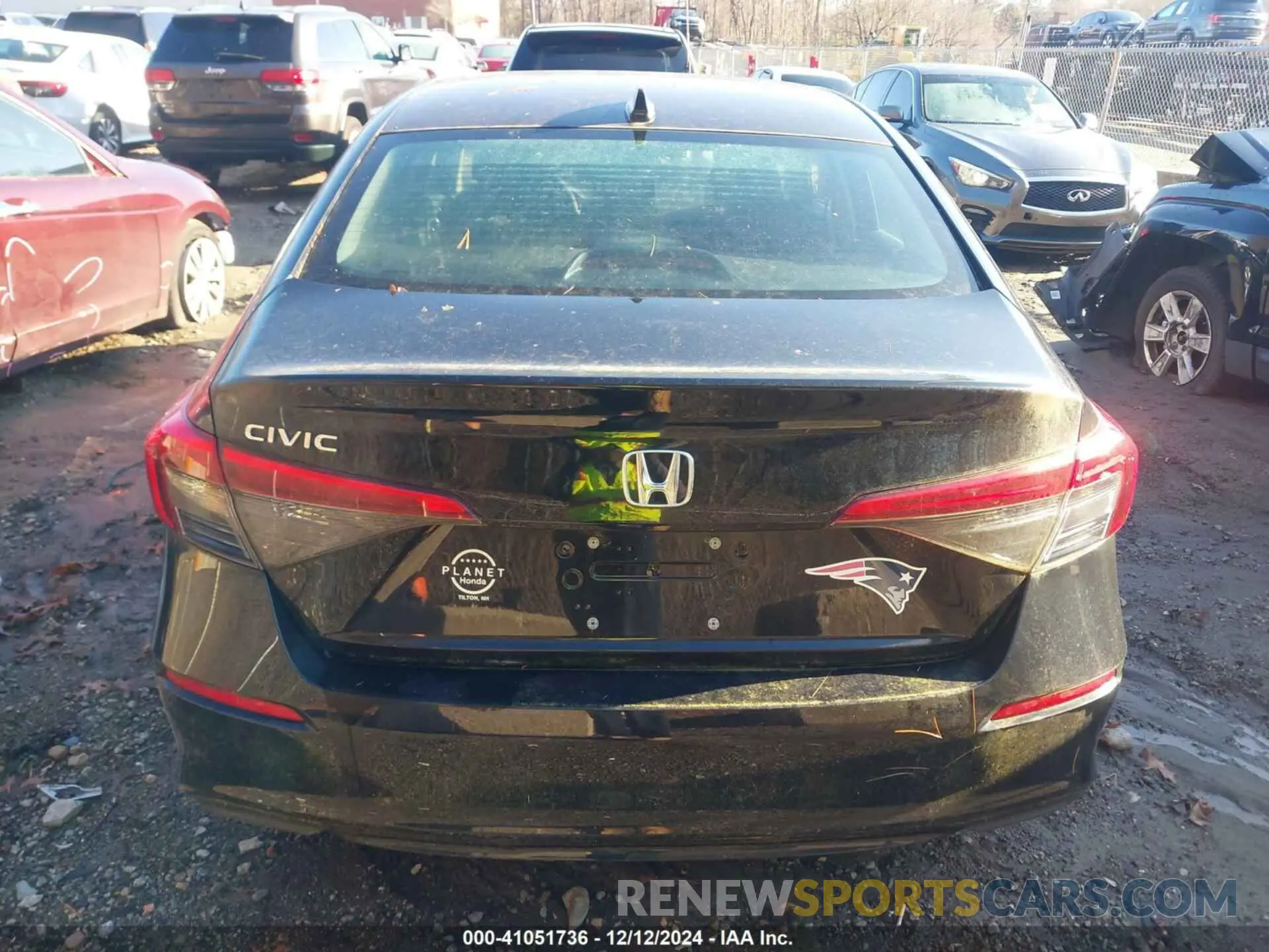 16 fotografías del automóvil dañado 2HGFE2F24NH513823 HONDA CIVIC 2022