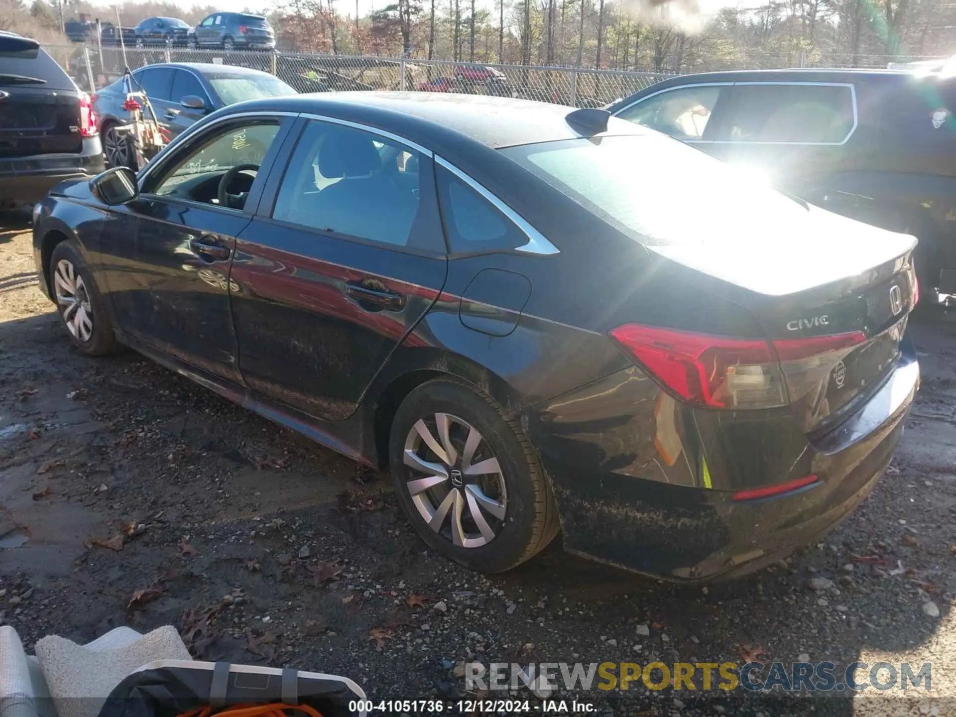 3 fotografías del automóvil dañado 2HGFE2F24NH513823 HONDA CIVIC 2022