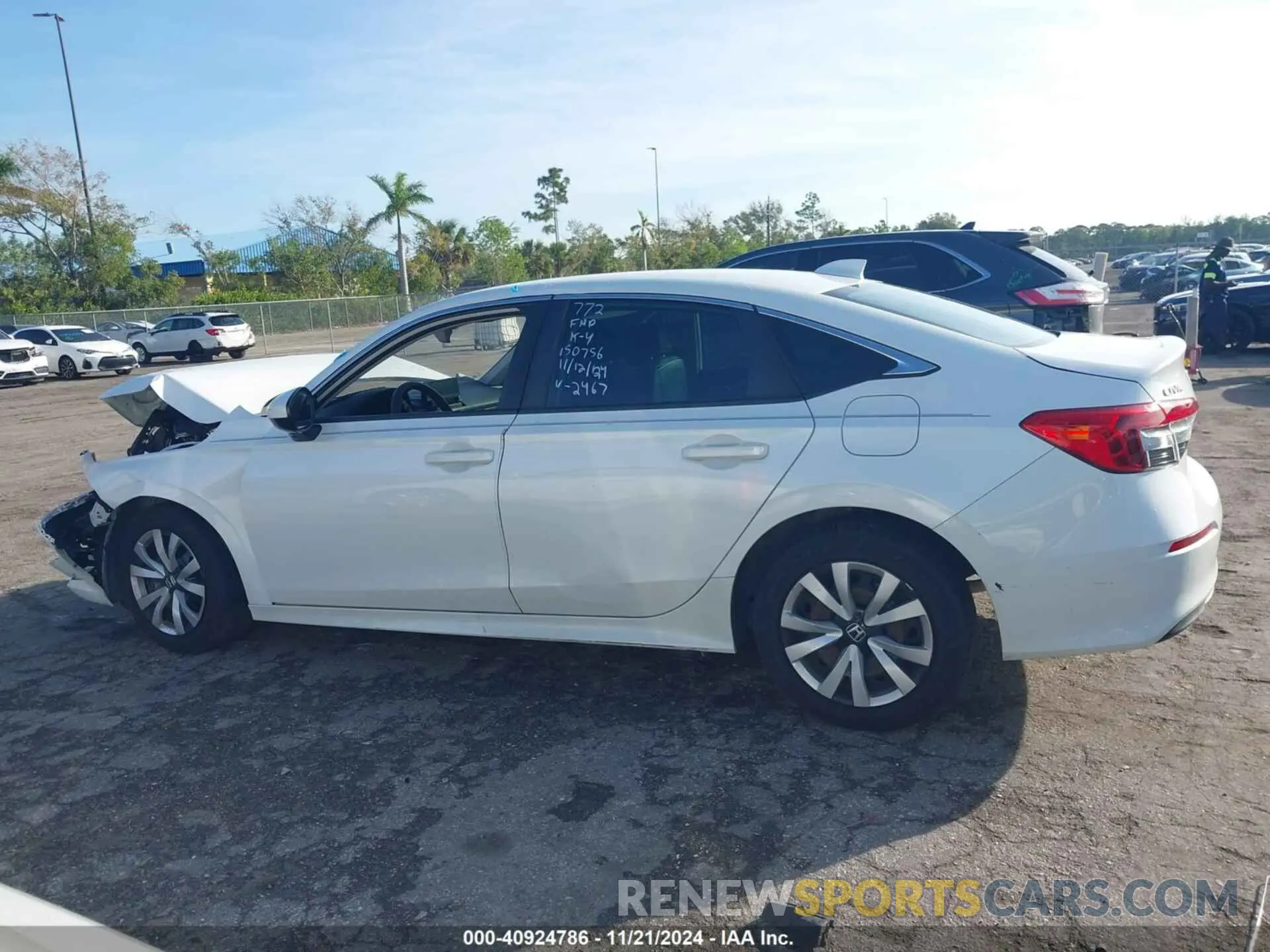 14 fotografías del automóvil dañado 2HGFE2F24NH532467 HONDA CIVIC 2022