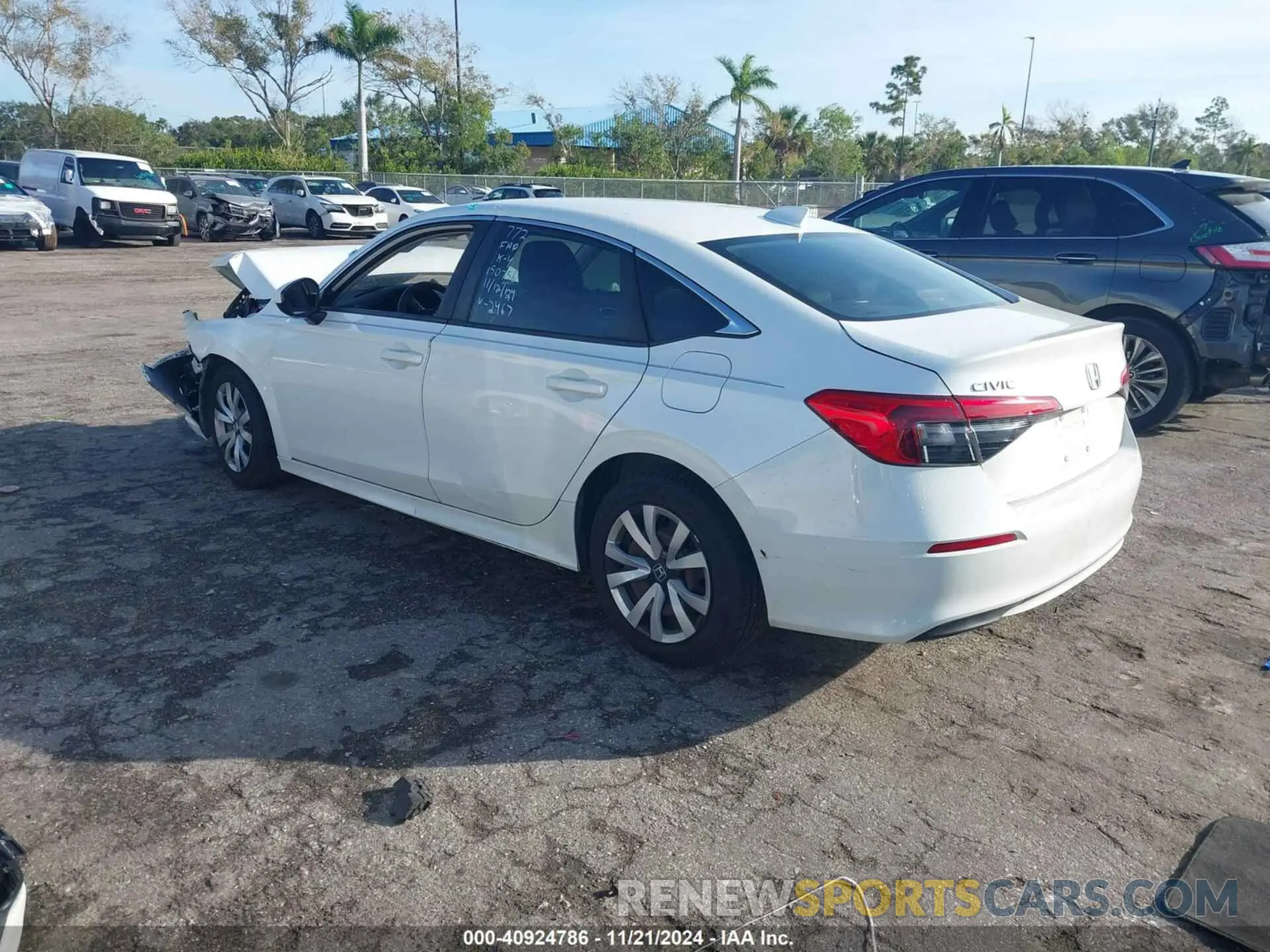 3 fotografías del automóvil dañado 2HGFE2F24NH532467 HONDA CIVIC 2022