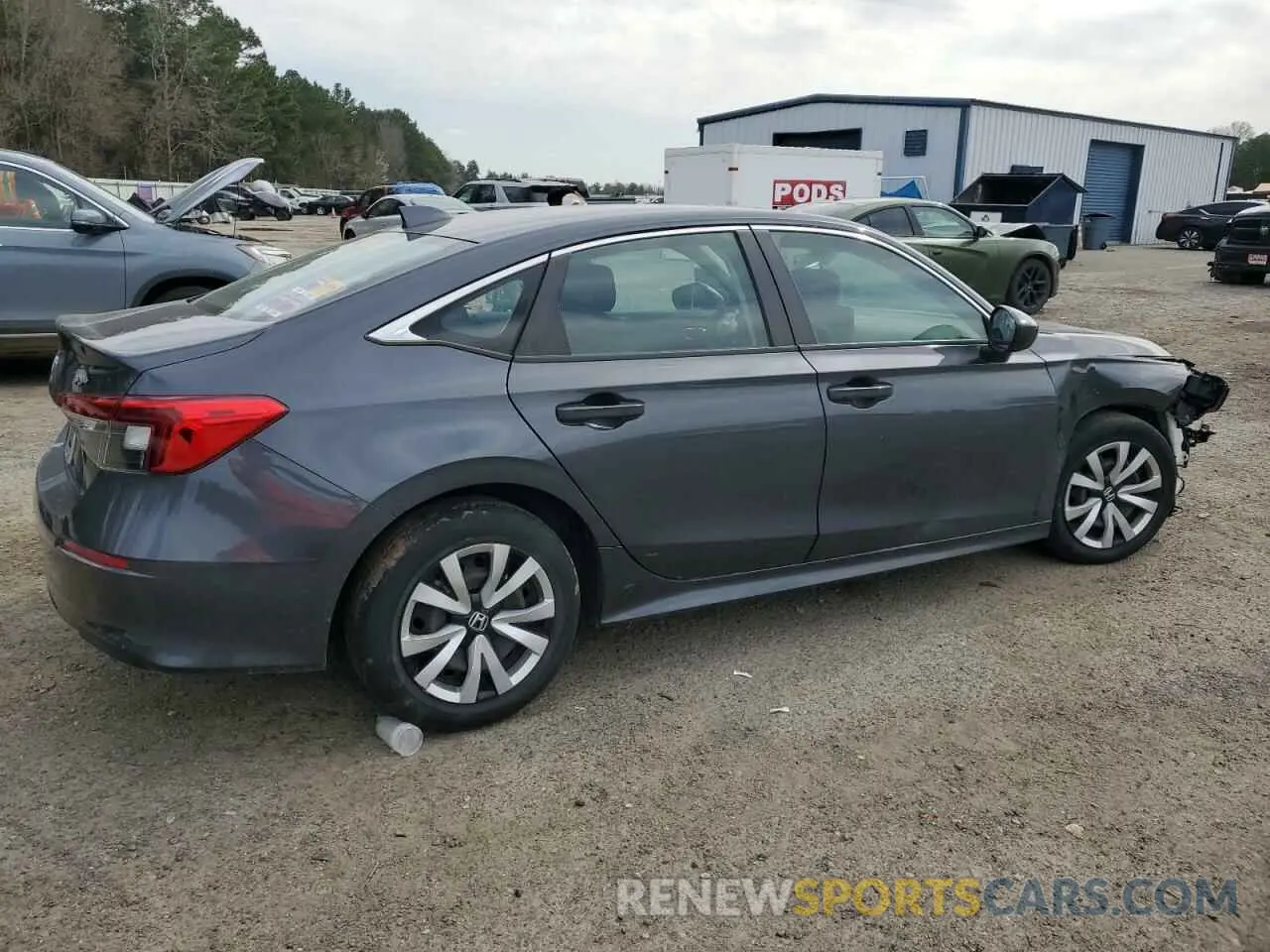 3 fotografías del automóvil dañado 2HGFE2F25NH517816 HONDA CIVIC 2022