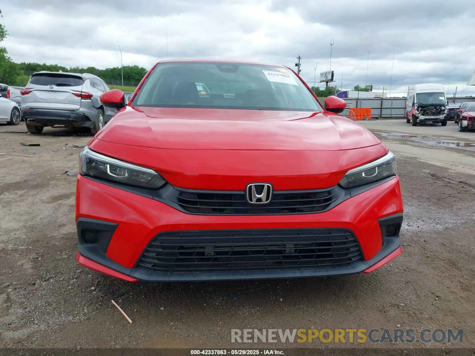 13 fotografías del automóvil dañado 2HGFE2F26NH511684 HONDA CIVIC 2022