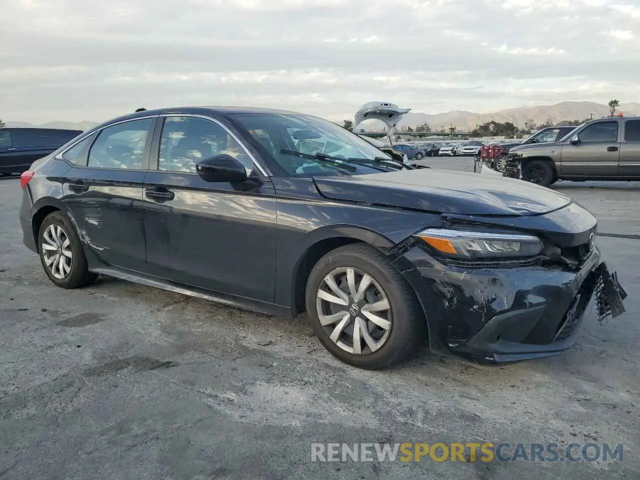 4 fotografías del automóvil dañado 2HGFE2F26NH528615 HONDA CIVIC 2022