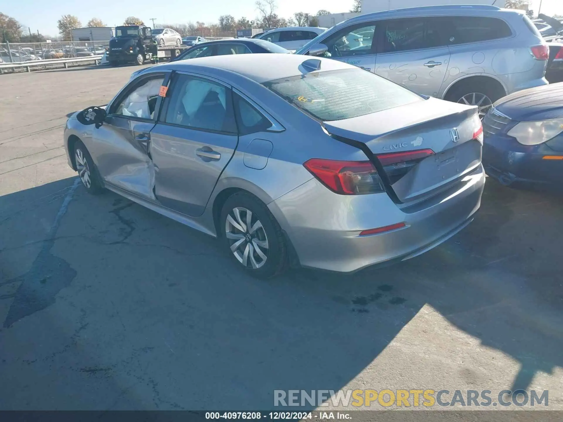 3 fotografías del automóvil dañado 2HGFE2F26NH541686 HONDA CIVIC 2022