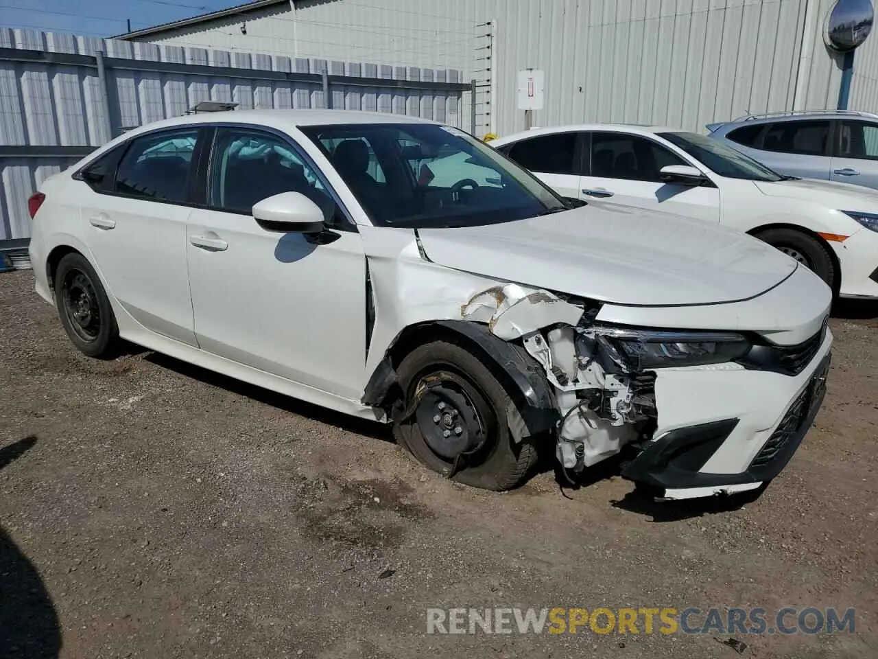 4 fotografías del automóvil dañado 2HGFE2F27NH115389 HONDA CIVIC 2022