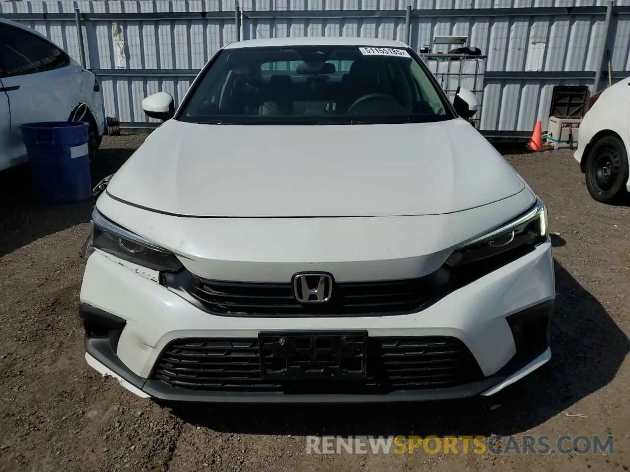 5 fotografías del automóvil dañado 2HGFE2F27NH115389 HONDA CIVIC 2022