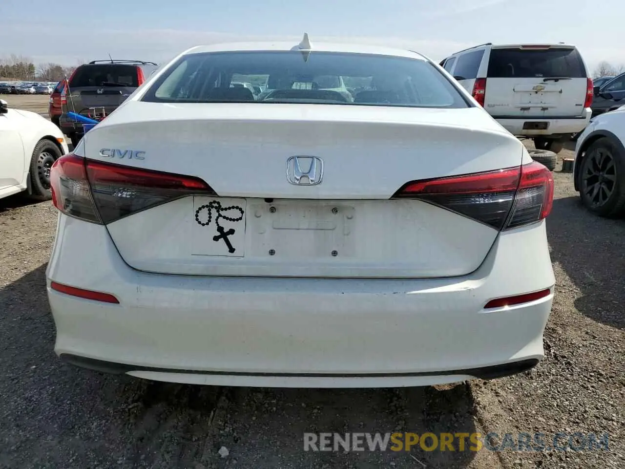 6 fotografías del automóvil dañado 2HGFE2F27NH115389 HONDA CIVIC 2022