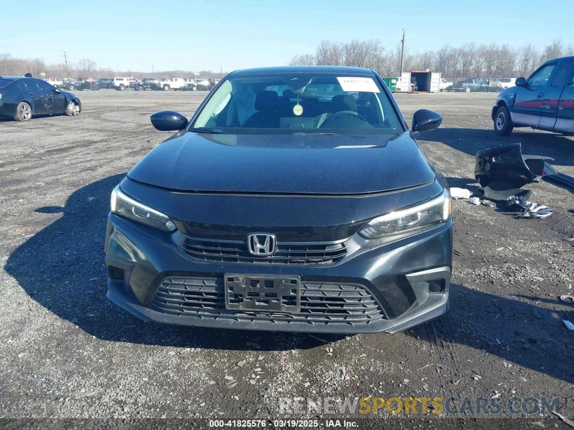 12 fotografías del automóvil dañado 2HGFE2F27NH564054 HONDA CIVIC 2022