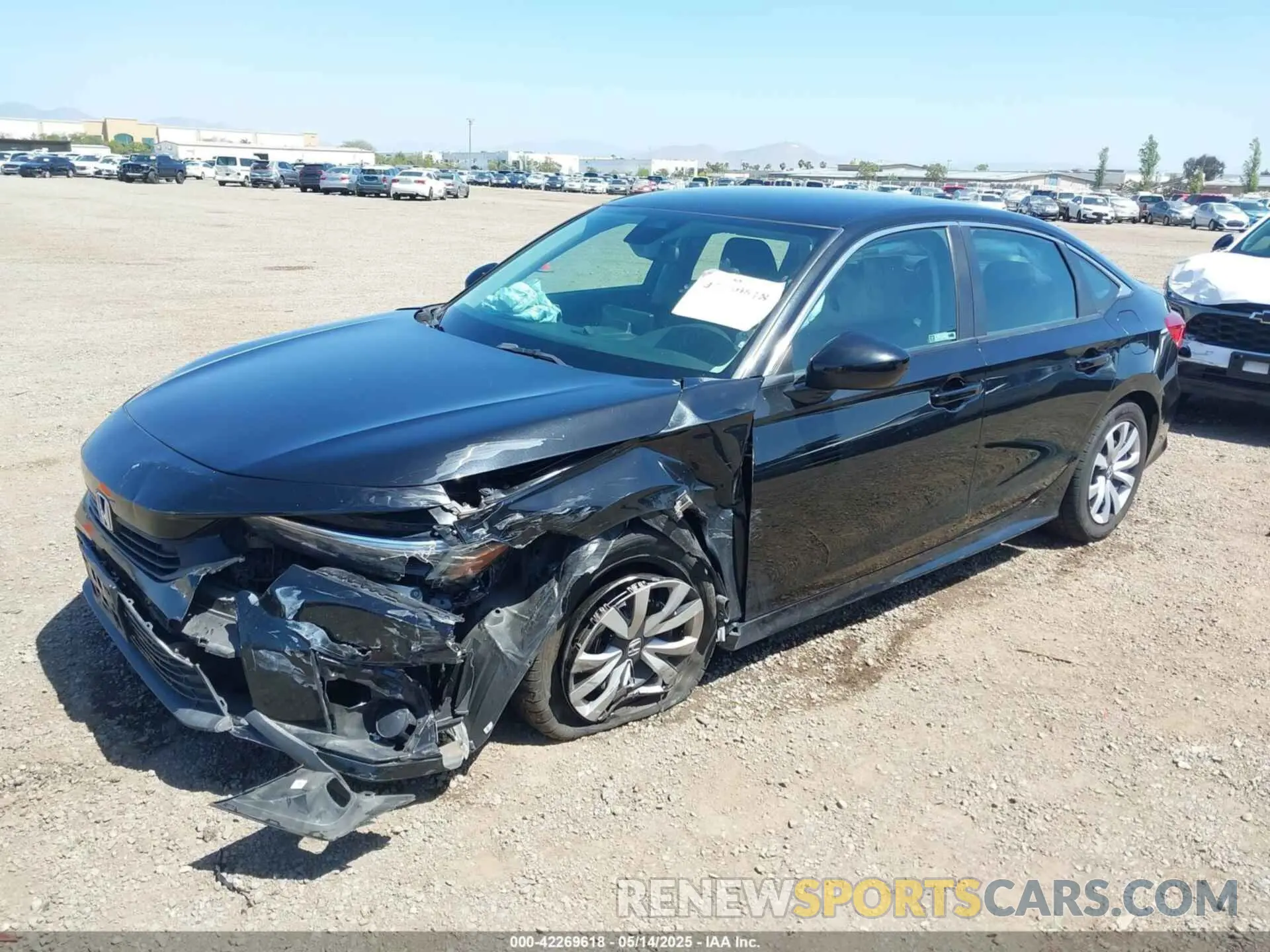 2 fotografías del automóvil dañado 2HGFE2F28NH514361 HONDA CIVIC 2022