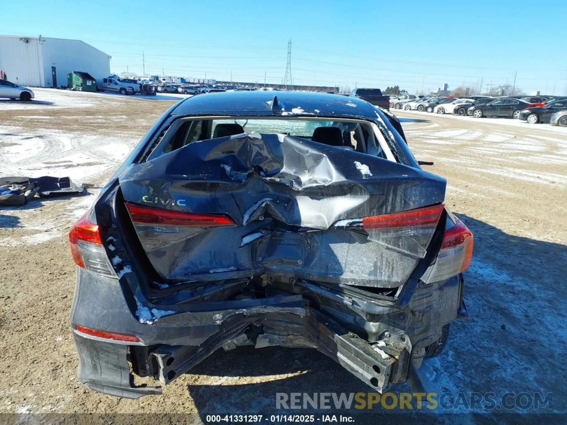16 fotografías del automóvil dañado 2HGFE2F28NH516675 HONDA CIVIC 2022