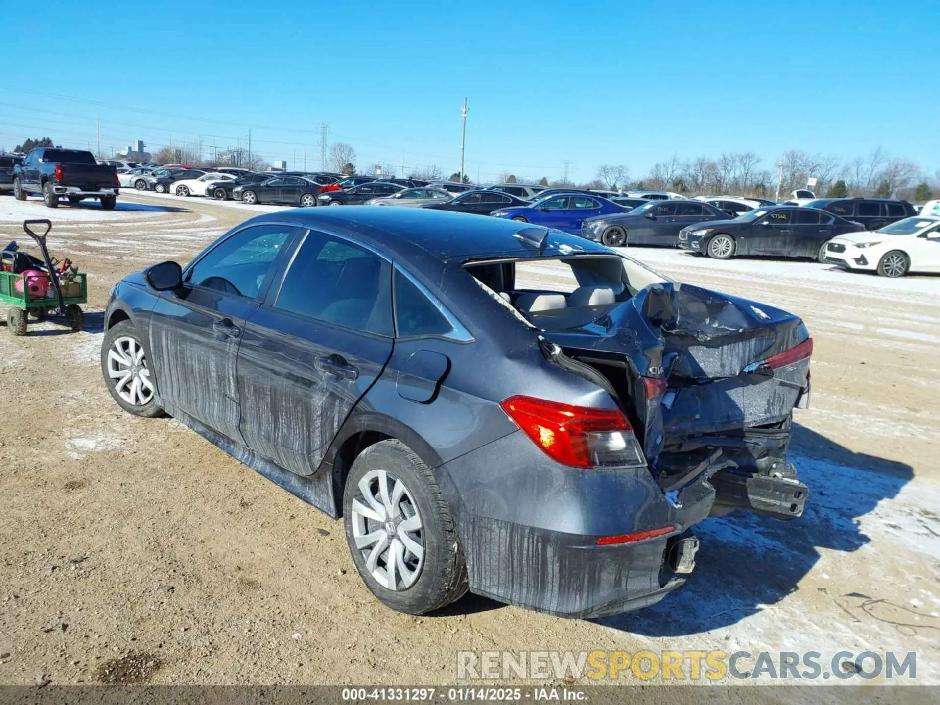 3 fotografías del automóvil dañado 2HGFE2F28NH516675 HONDA CIVIC 2022
