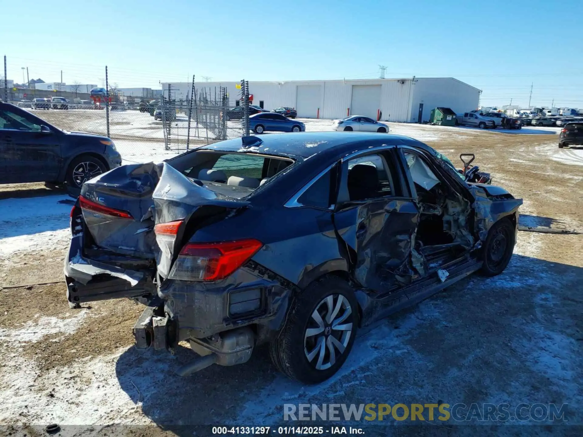 4 fotografías del automóvil dañado 2HGFE2F28NH516675 HONDA CIVIC 2022
