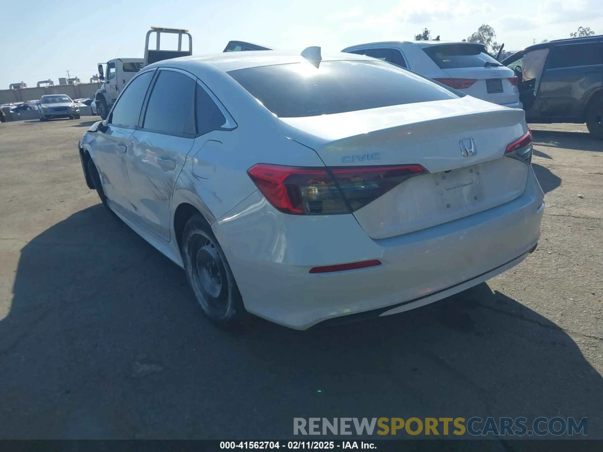 3 fotografías del automóvil dañado 2HGFE2F28NH527272 HONDA CIVIC 2022